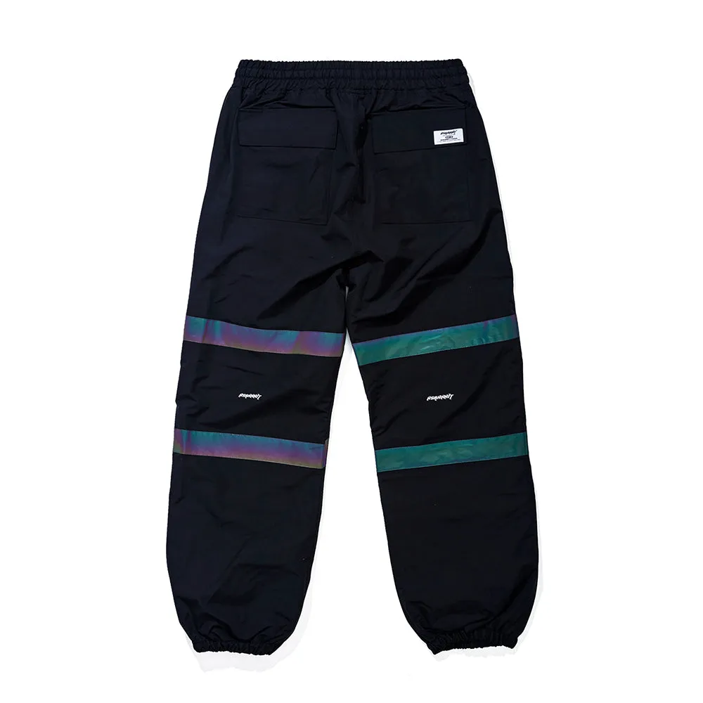 POT-X RAINBOW REFLECTIVE JOGGER PANTS BLACK