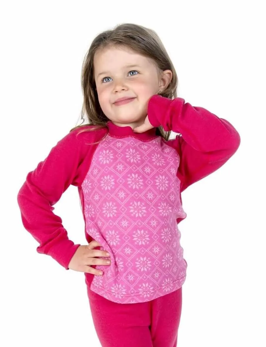 Prince and Princess Merino Wool Top: Pink