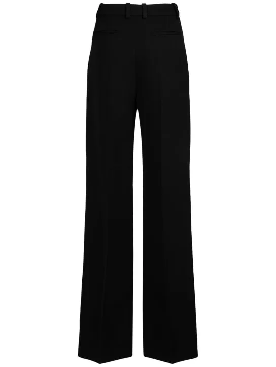 Saint Laurent   Wool grain de poudre pants 