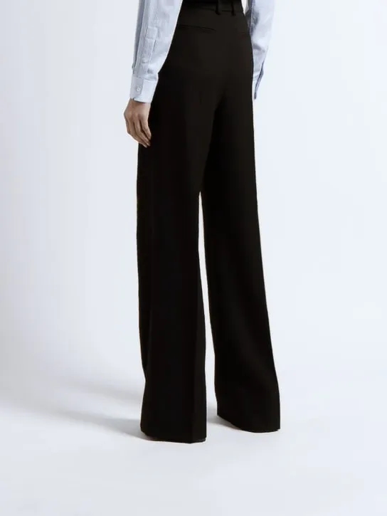 Saint Laurent   Wool grain de poudre pants 