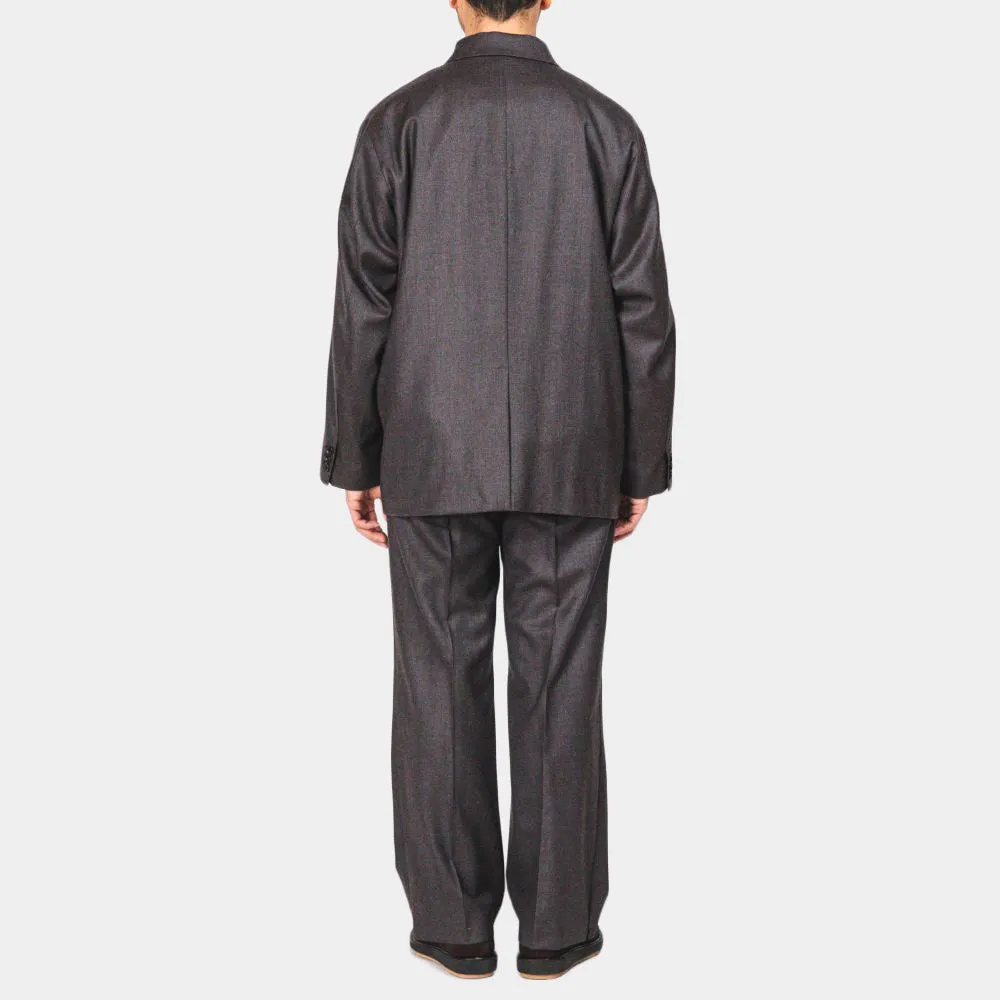 Side Zip Wool Slacks(Charcoal)/MW-PT23202