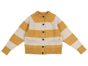 Stripe Cardigan Cumin & Putty