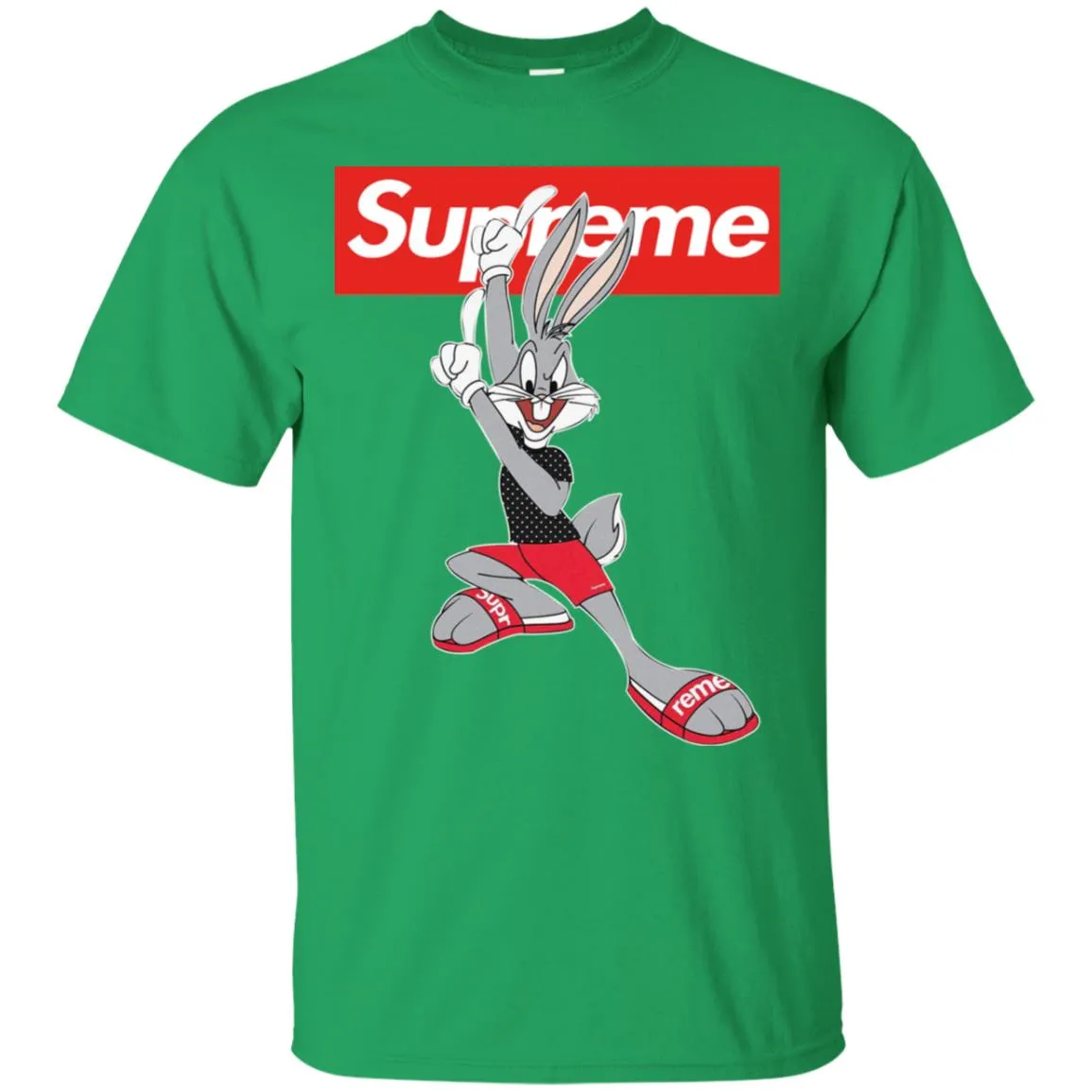 Supreme Rabbit Cute Stylelist T-shirt Men Cotton T-Shirt