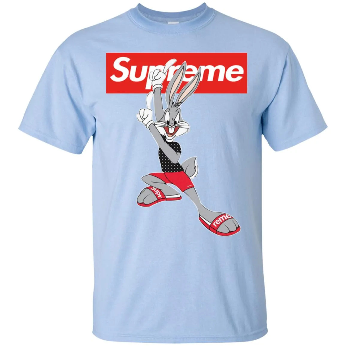 Supreme Rabbit Cute Stylelist T-shirt Men Cotton T-Shirt