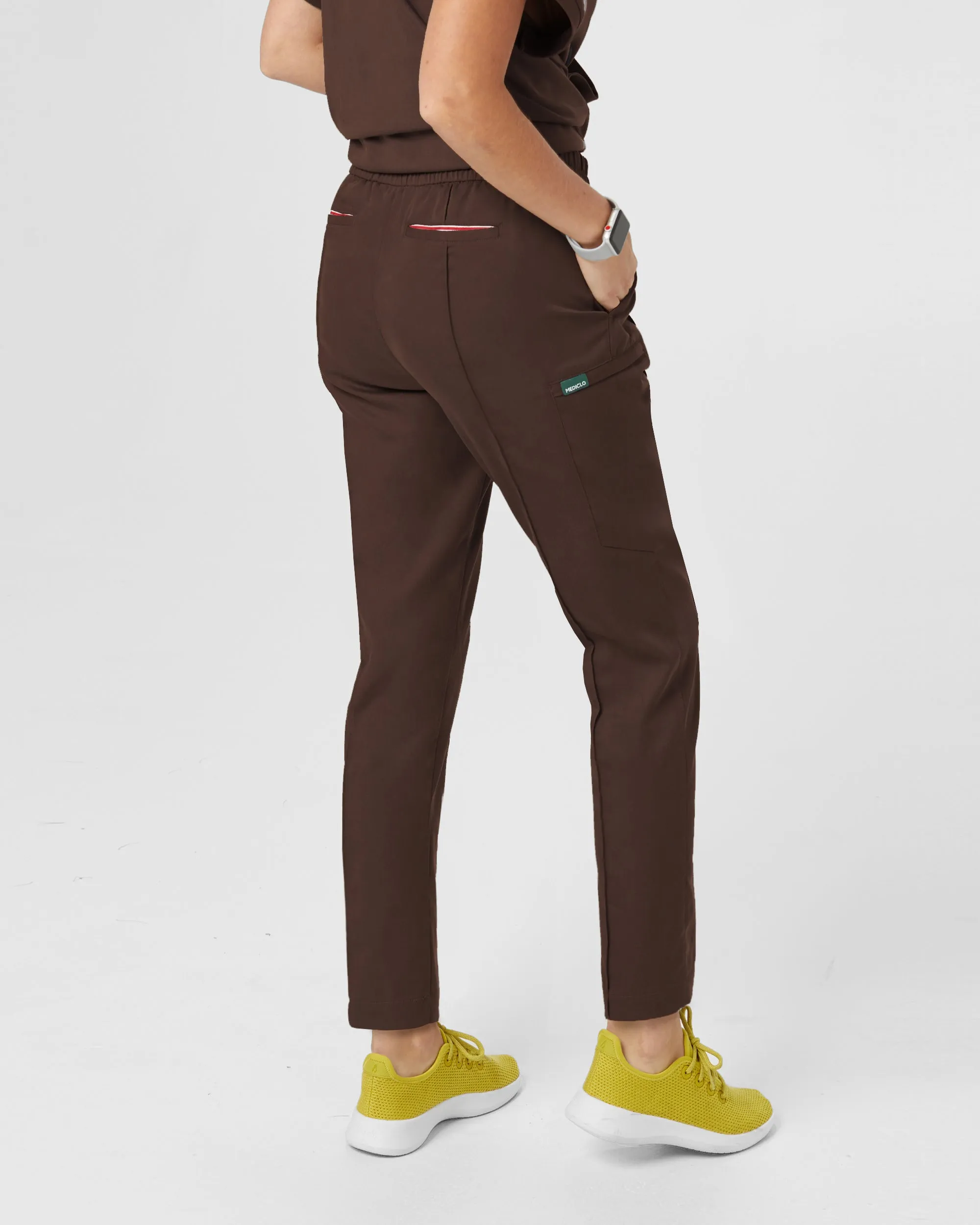 TENCEL™ Sicily‎ ‎ Pintuck Tapered Scrub Pants