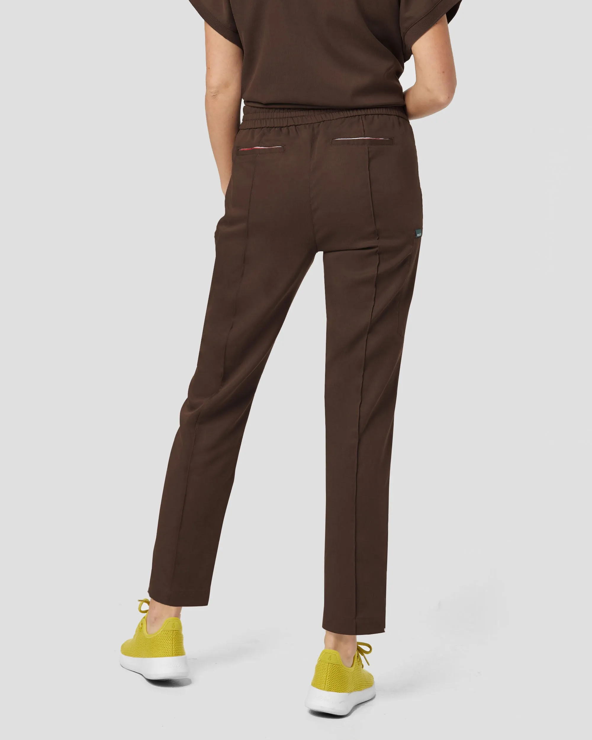 TENCEL™ Sicily‎ ‎ Pintuck Tapered Scrub Pants