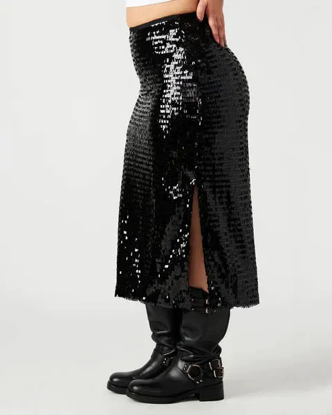 The Dinah Liquid Sequin Midi Skirt