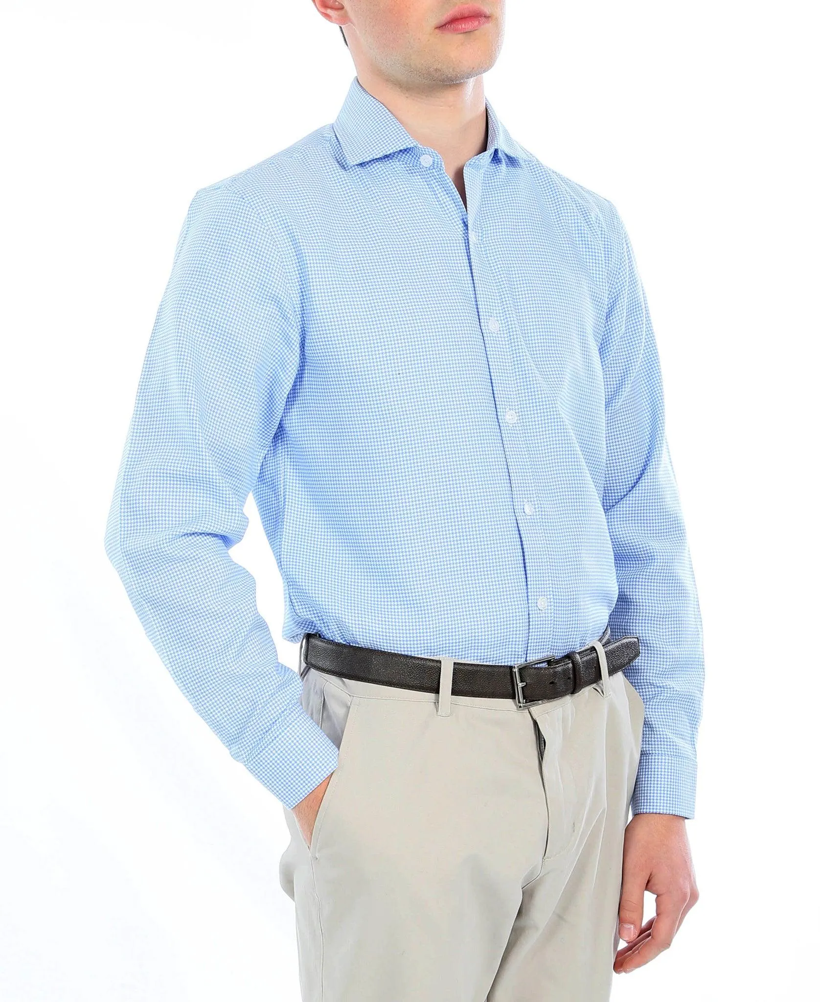 The Knox Slim Fit Cotton Dress Shirt