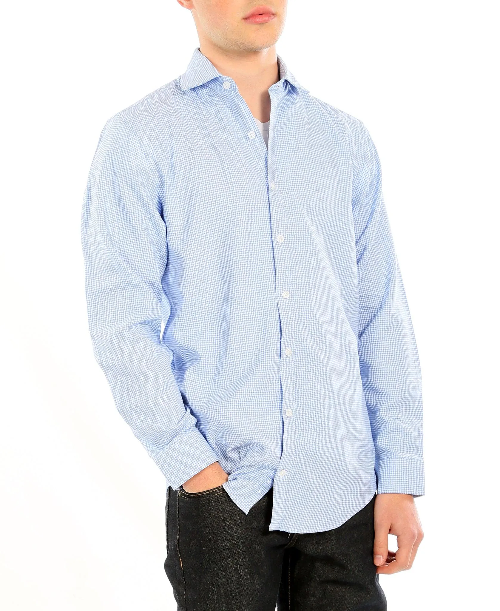 The Knox Slim Fit Cotton Dress Shirt