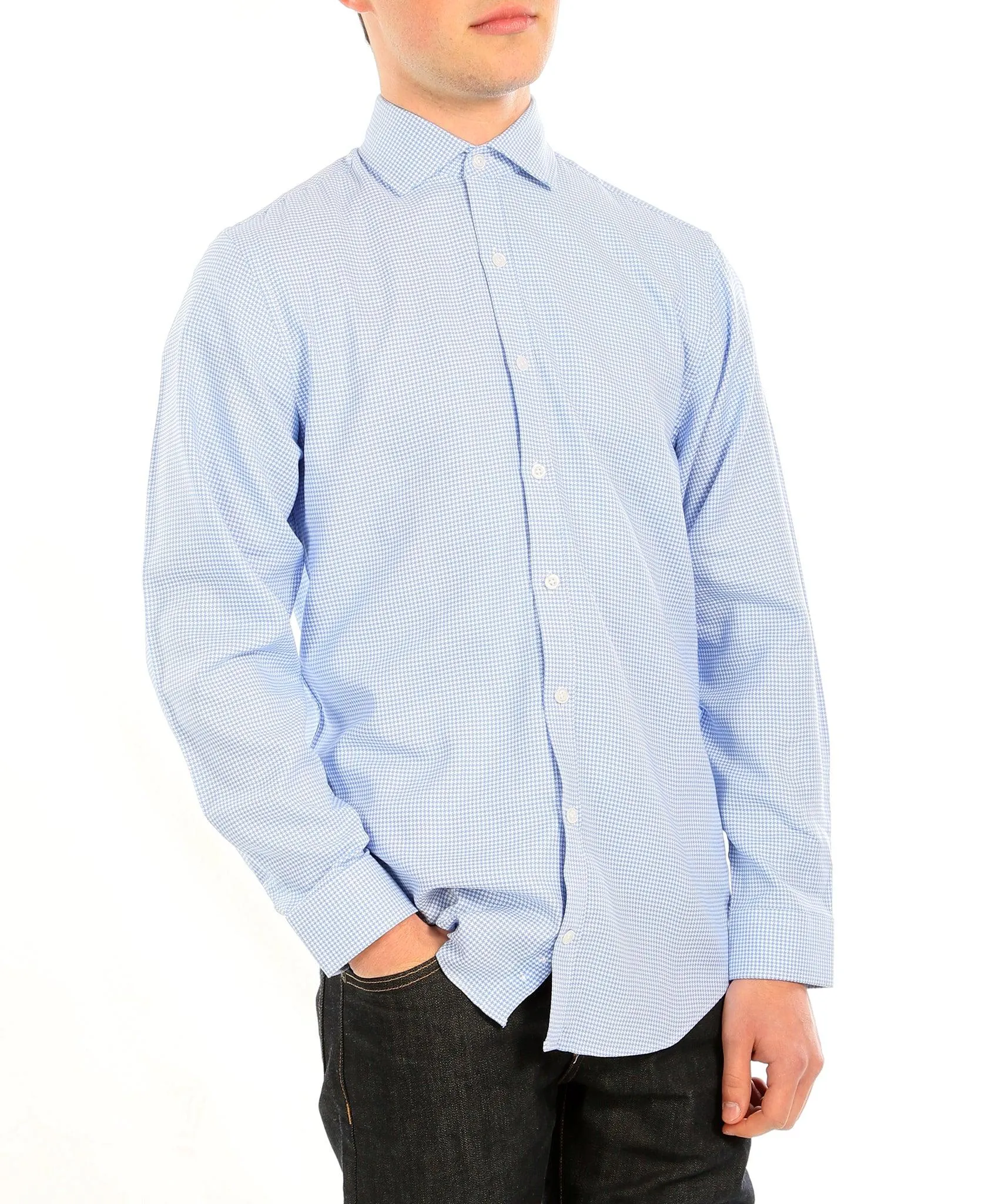 The Knox Slim Fit Cotton Dress Shirt