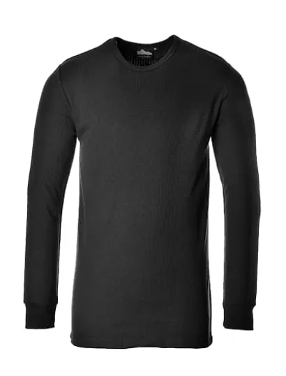 Thermal Base layer Tee Shirt Long Sleeve XS to 5XL Portwest B123